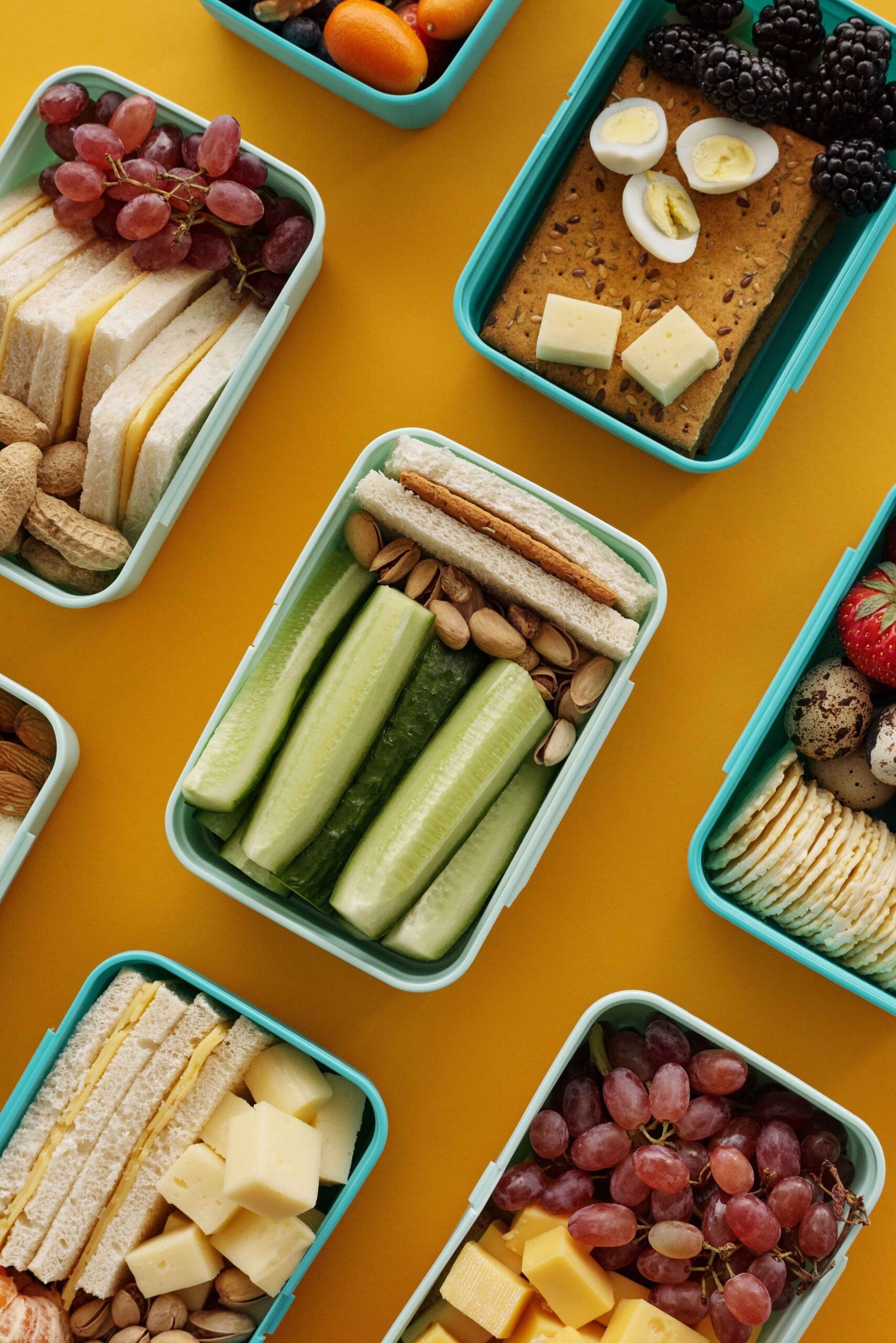 High Protein School Lunch Ideas for Kids High protein school lunch ideas with eggs, fruit, vegetables, yogurt, and easy lunchbox snacks